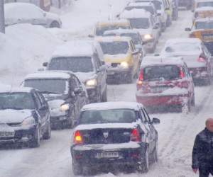 Cod portocaliu de viscol și ninsori abundente în România! Fenomene extreme în mai multe județe