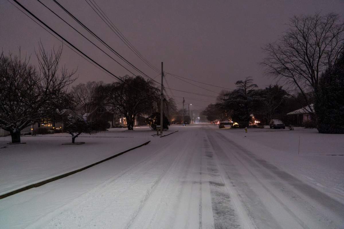 Zăpadă în New York