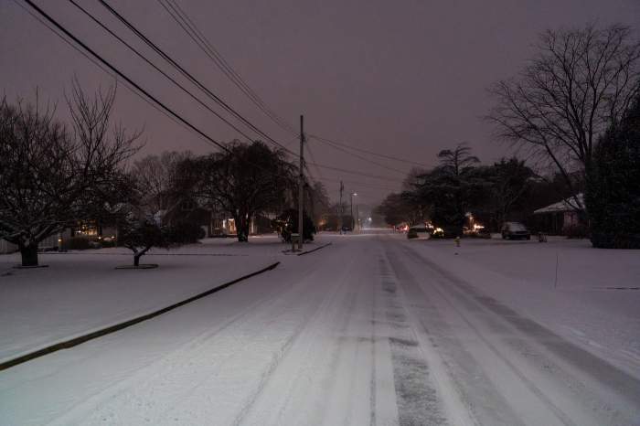 Zăpadă în New York
