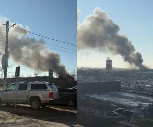 Incendiu puternic în București! Un depozit arde ca o torță. Au fost trimise mesaje RO-Alert