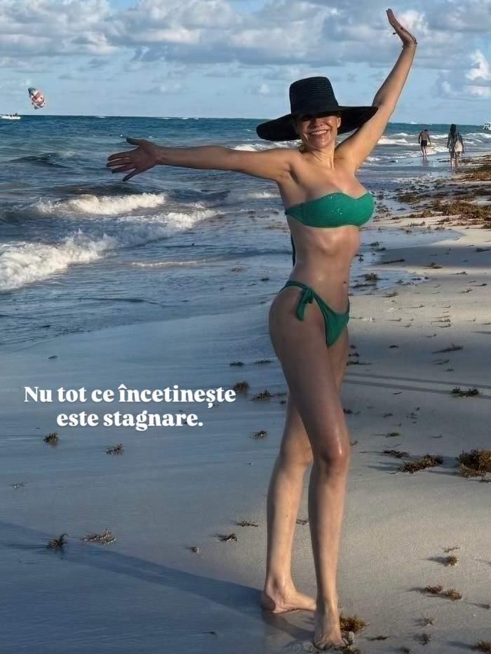 Cum arată Adina Buzatu în costum de baie