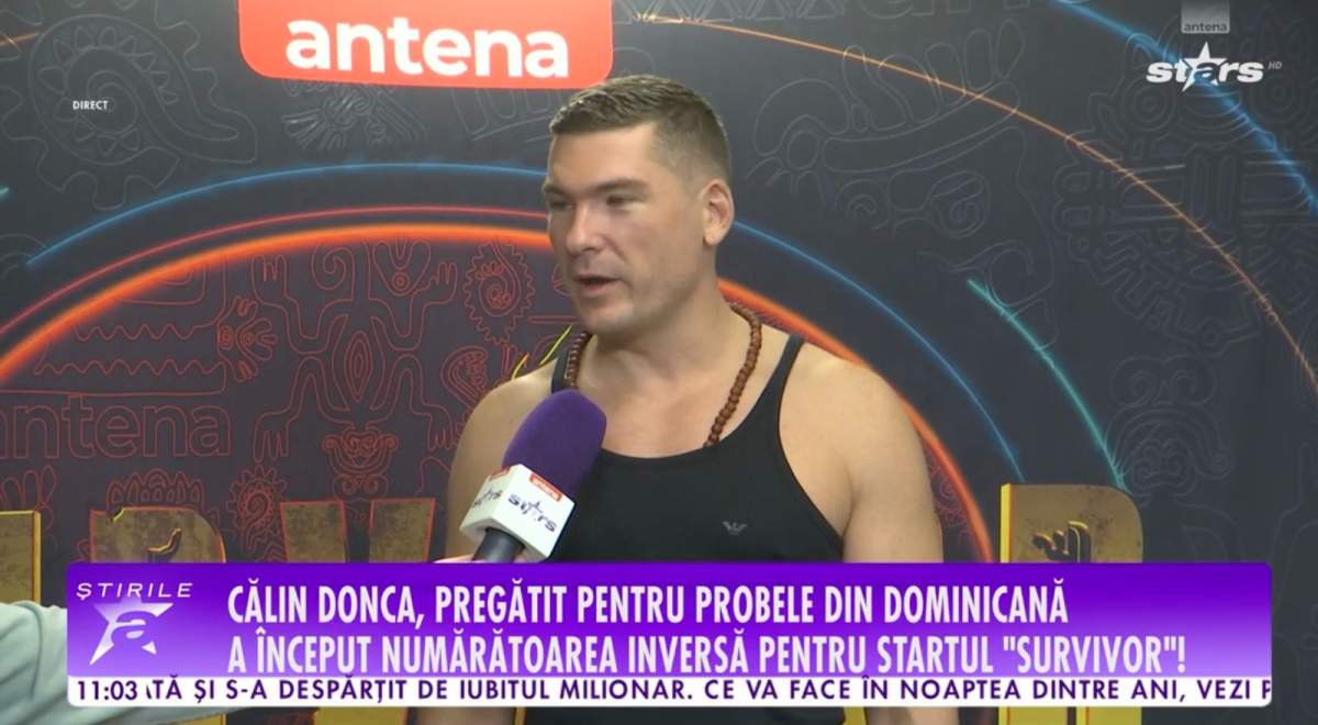 Călin Donca, interviu pentru Știrile Antena Stars
