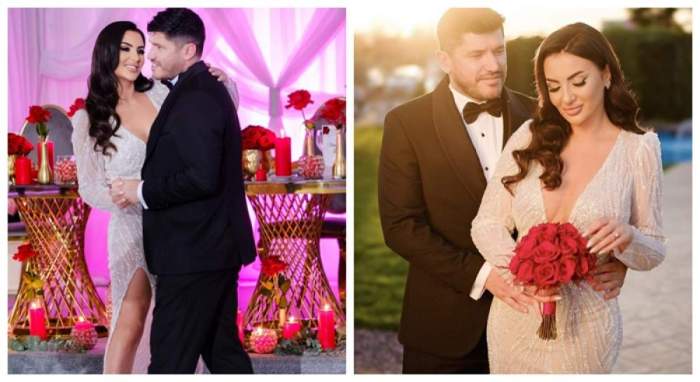 Colaj foto cu Cristi Tănase și soția