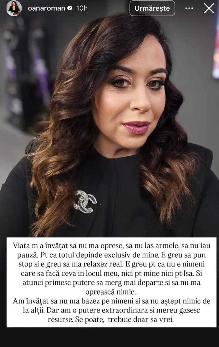 Mesajul Oanei Roman