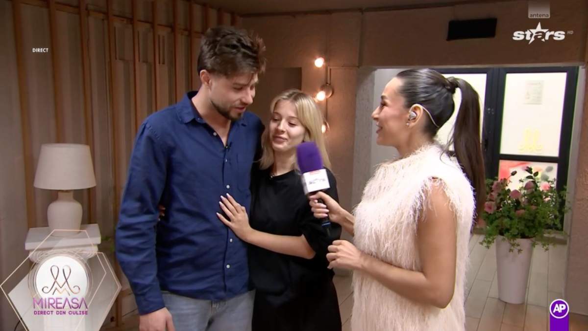 Emily și Liviu, după ce au devenit logodnici