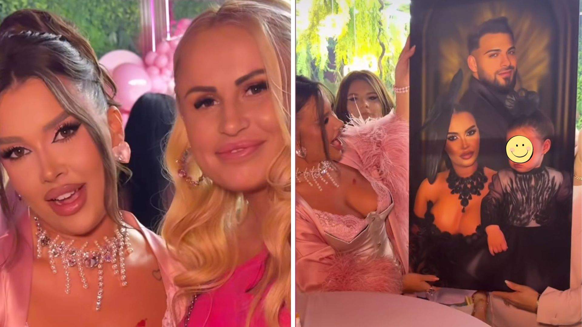 Colaj Andra Volos și mama finuței ei și cadoul primit