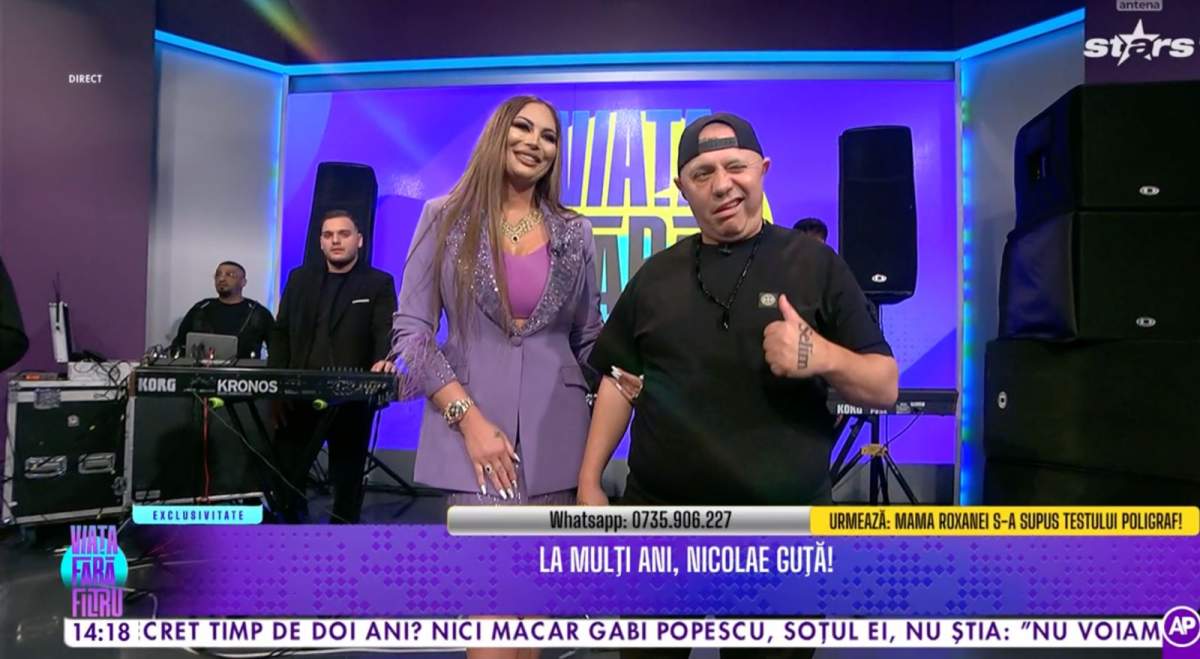 Nicolae Guță, la Viața fără filtru