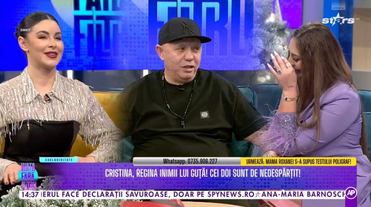 Soția lui Nicolae Guță, în lacrimi