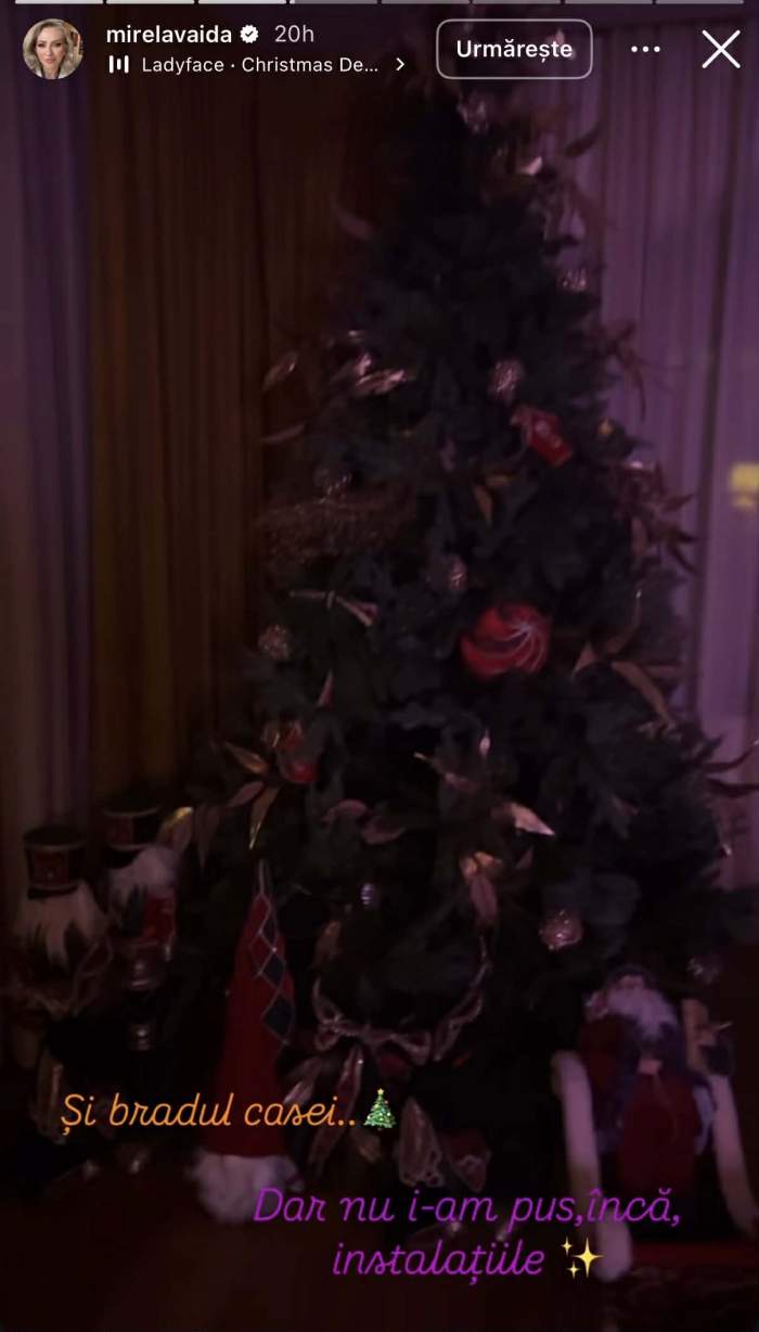 Motivul pentru care Mirela Vaida a împodobit patru brazi în casă! Prezentatoarea Acces Direct a explicat totul