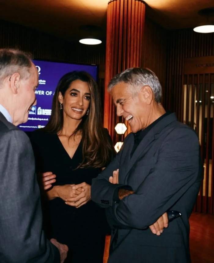 George Clooney și soția la un eveniment