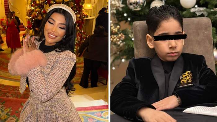 Colaj foto cu Alina Marymar și nepotul ei