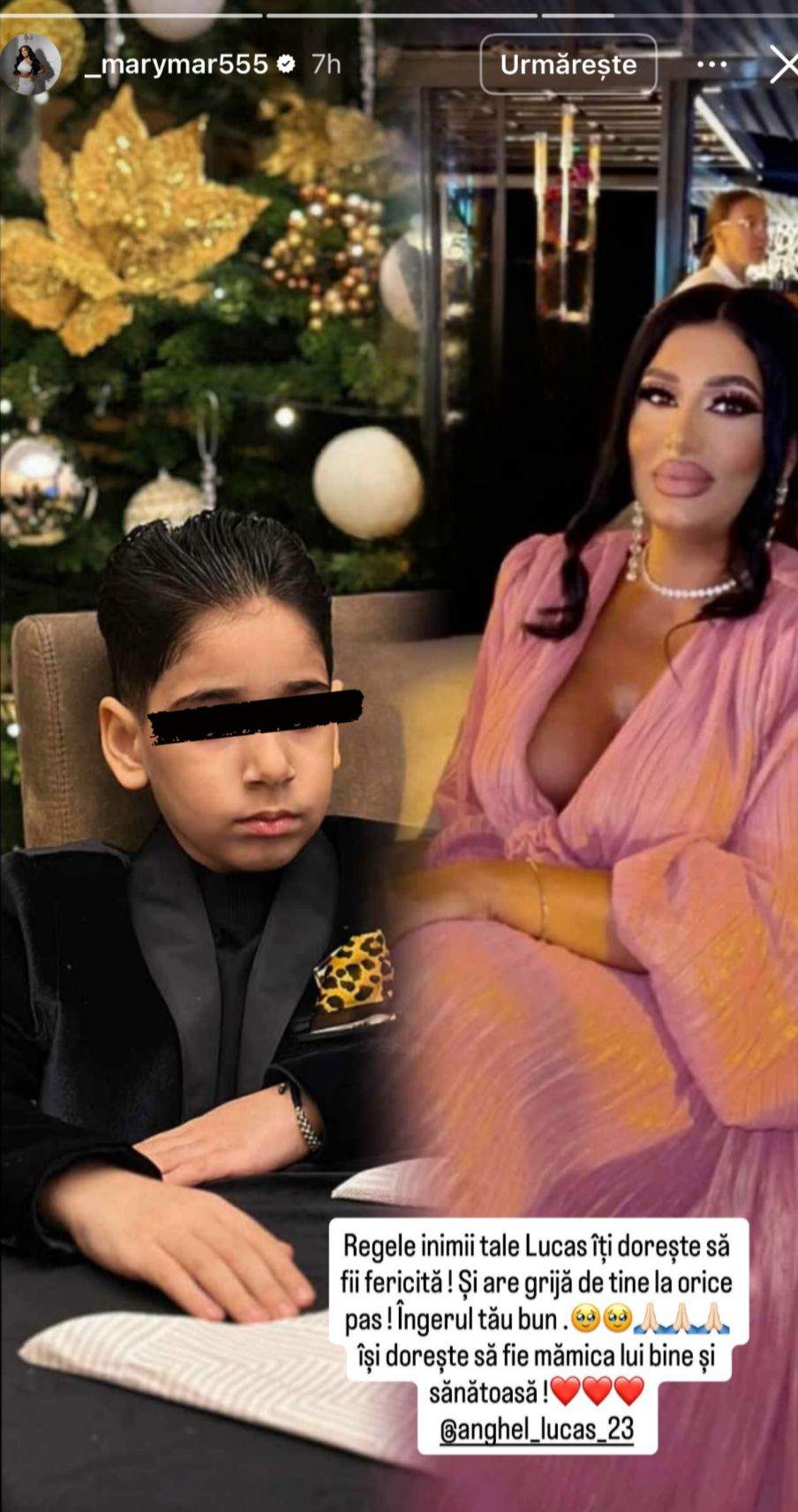 Mesajul Alinei Marymar pentru Mihaela