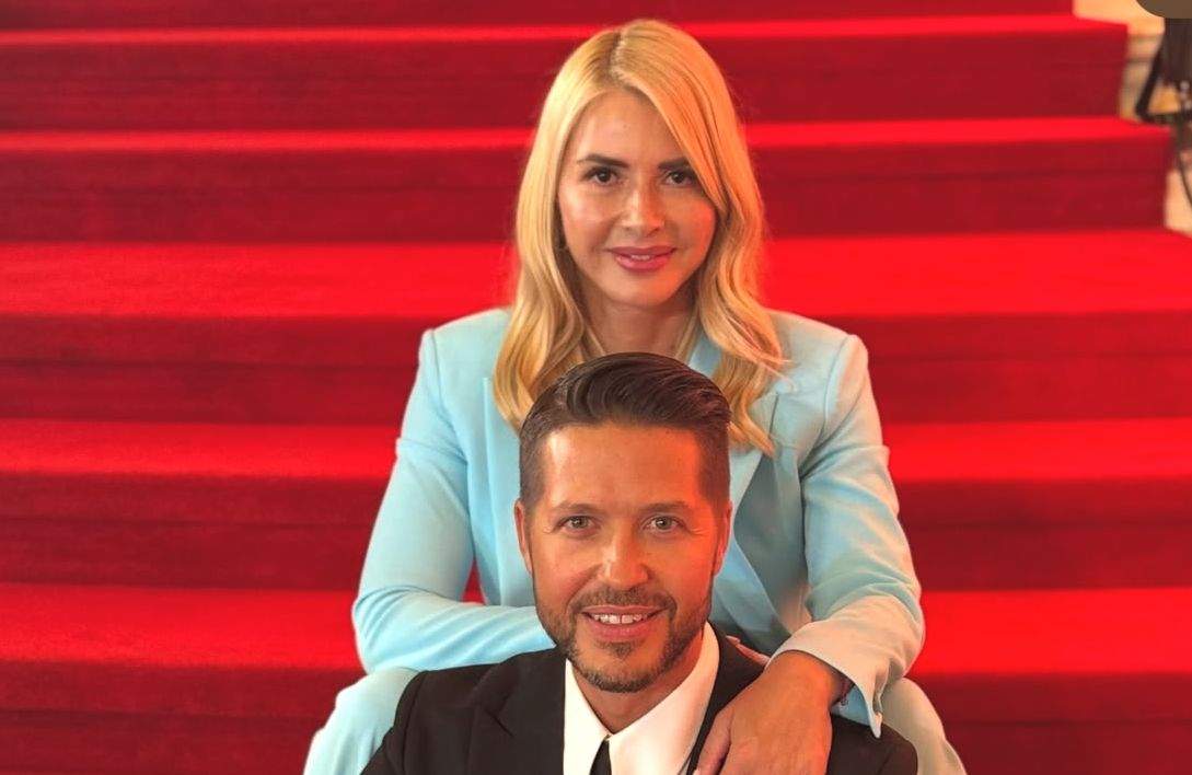 Jorge și soția sa, la un eveniment