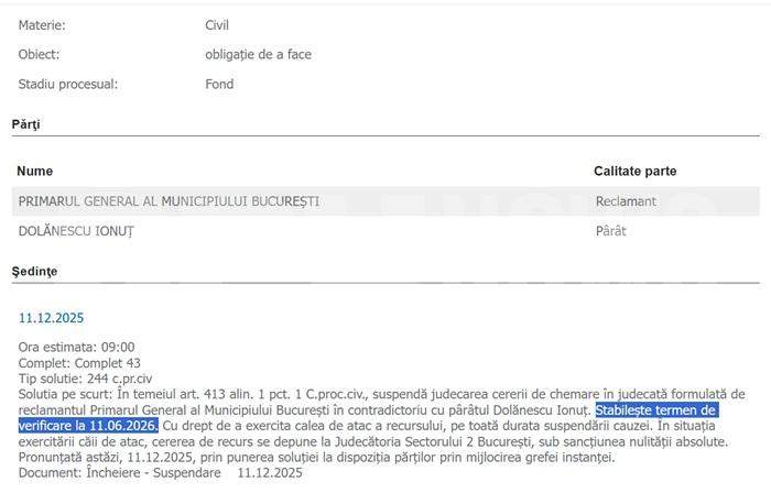 Dosarul lui Ionuț Dolănescu, tras pe dreapta | Sentința magistraților