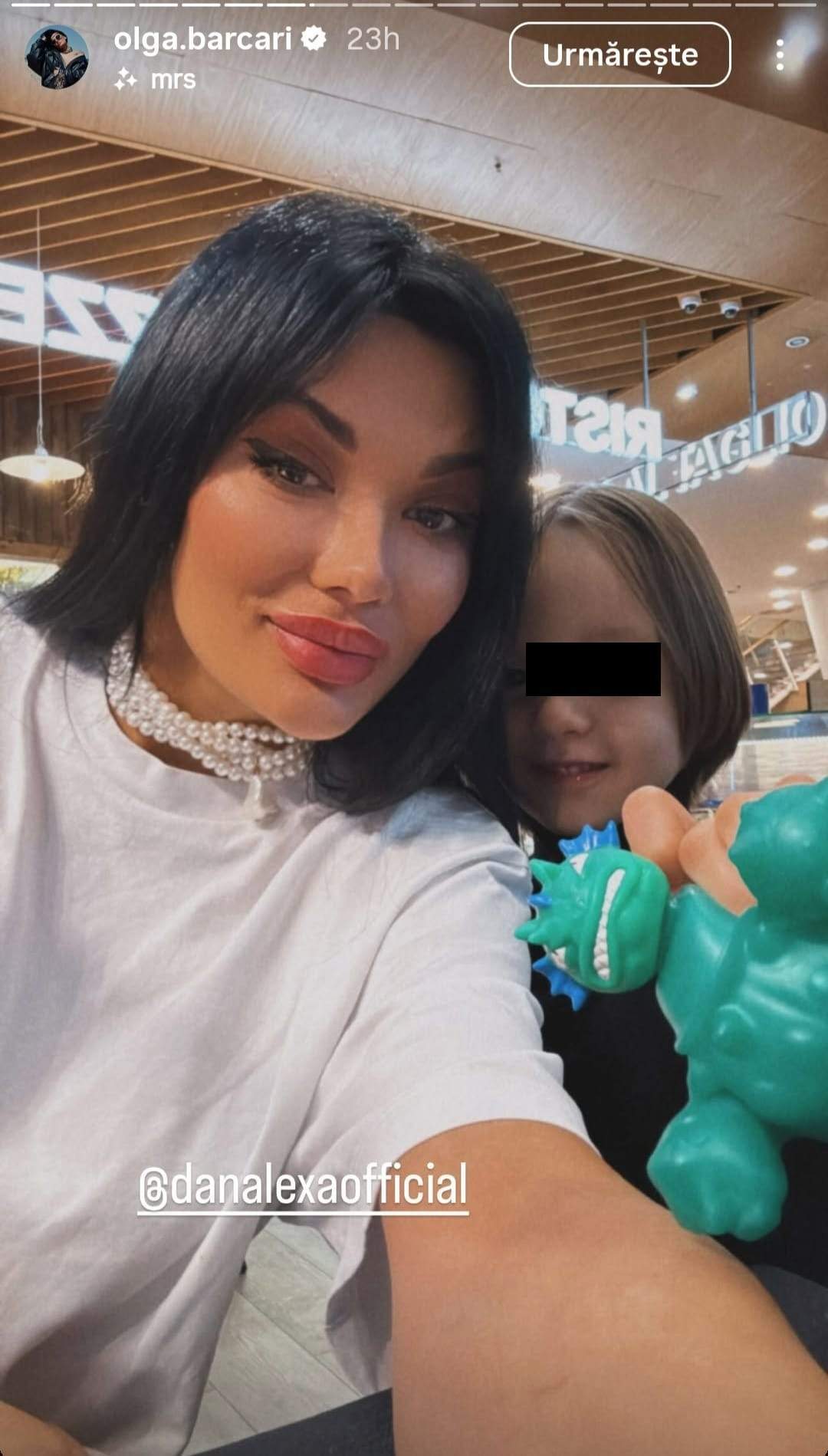 Olga Barcari și fiul lui Dan Alexa