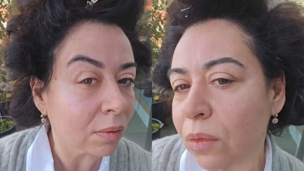 Colaj Oana Roman fără machiaj