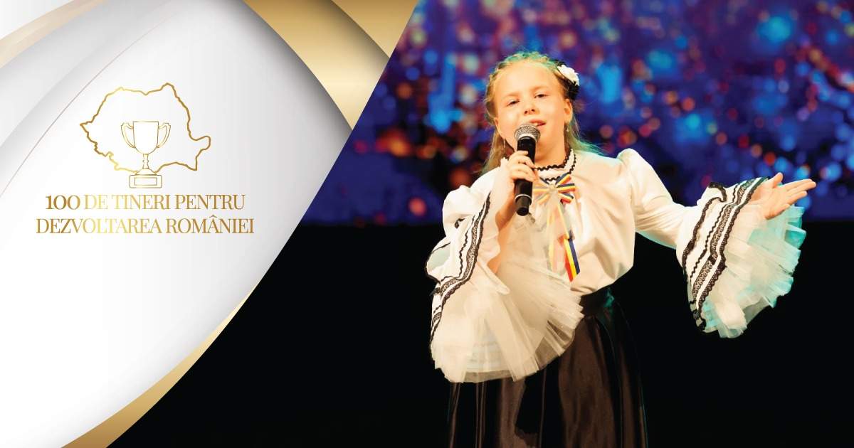Fetița cu voce de aur care cântă în cinci limbi și ridică România pe scenele lumii: povestea Anelissei Mănescu, înscrisă în campania „100 de tineri pentru dezvoltarea României”