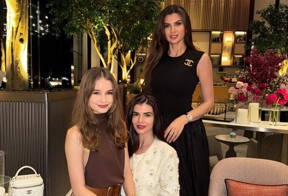 Irina Columbeanu, alături de mama și mătușa sa