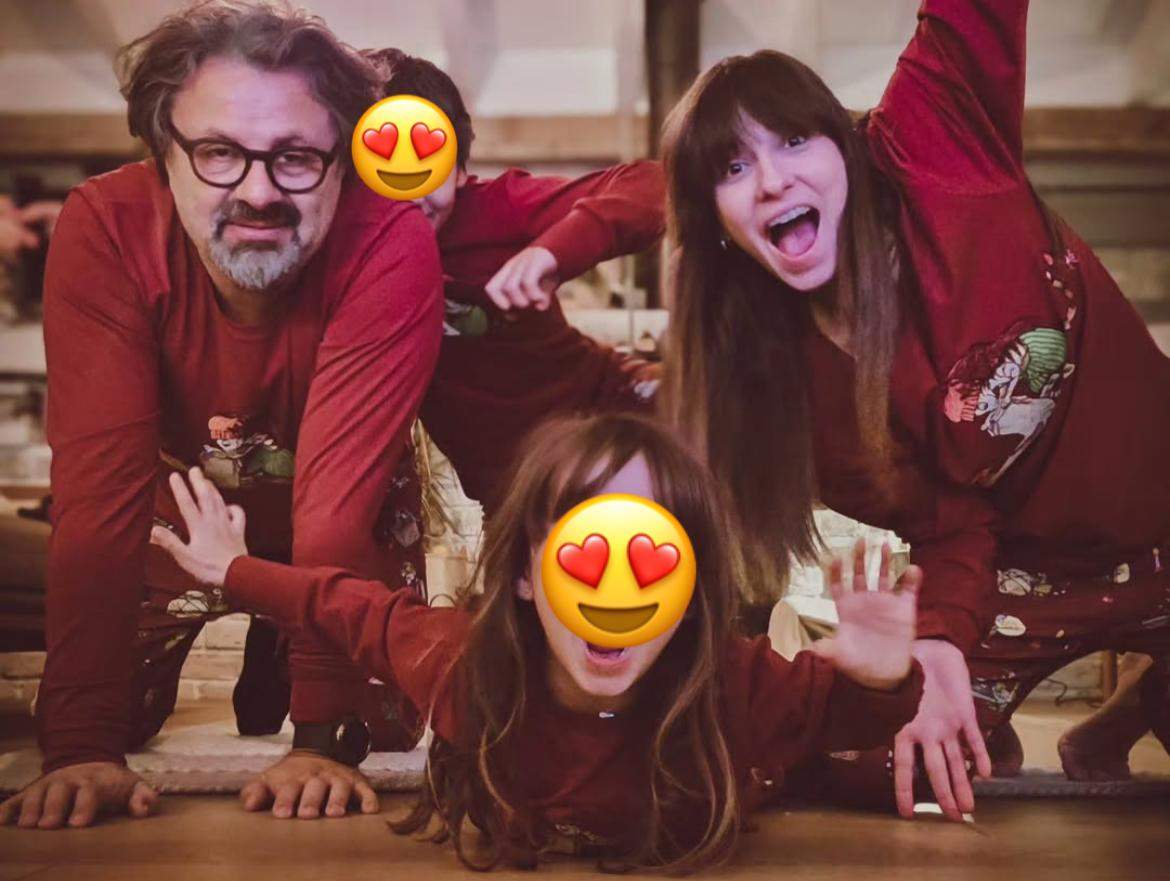 Dana Rogoz, alături de familie