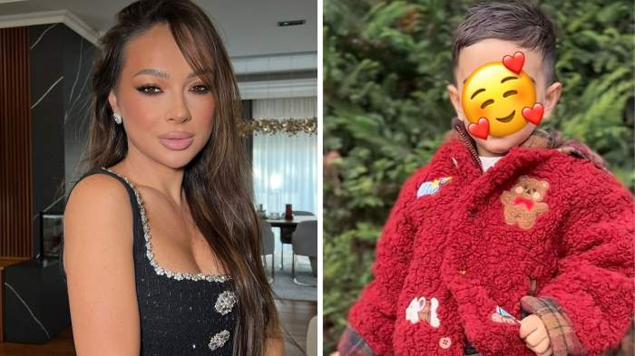 Colaj Vlăduța Lupău și fiul ei