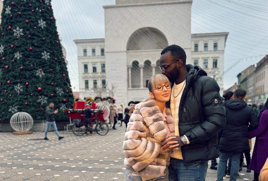 Dana Roba, alături de iubitul ei
