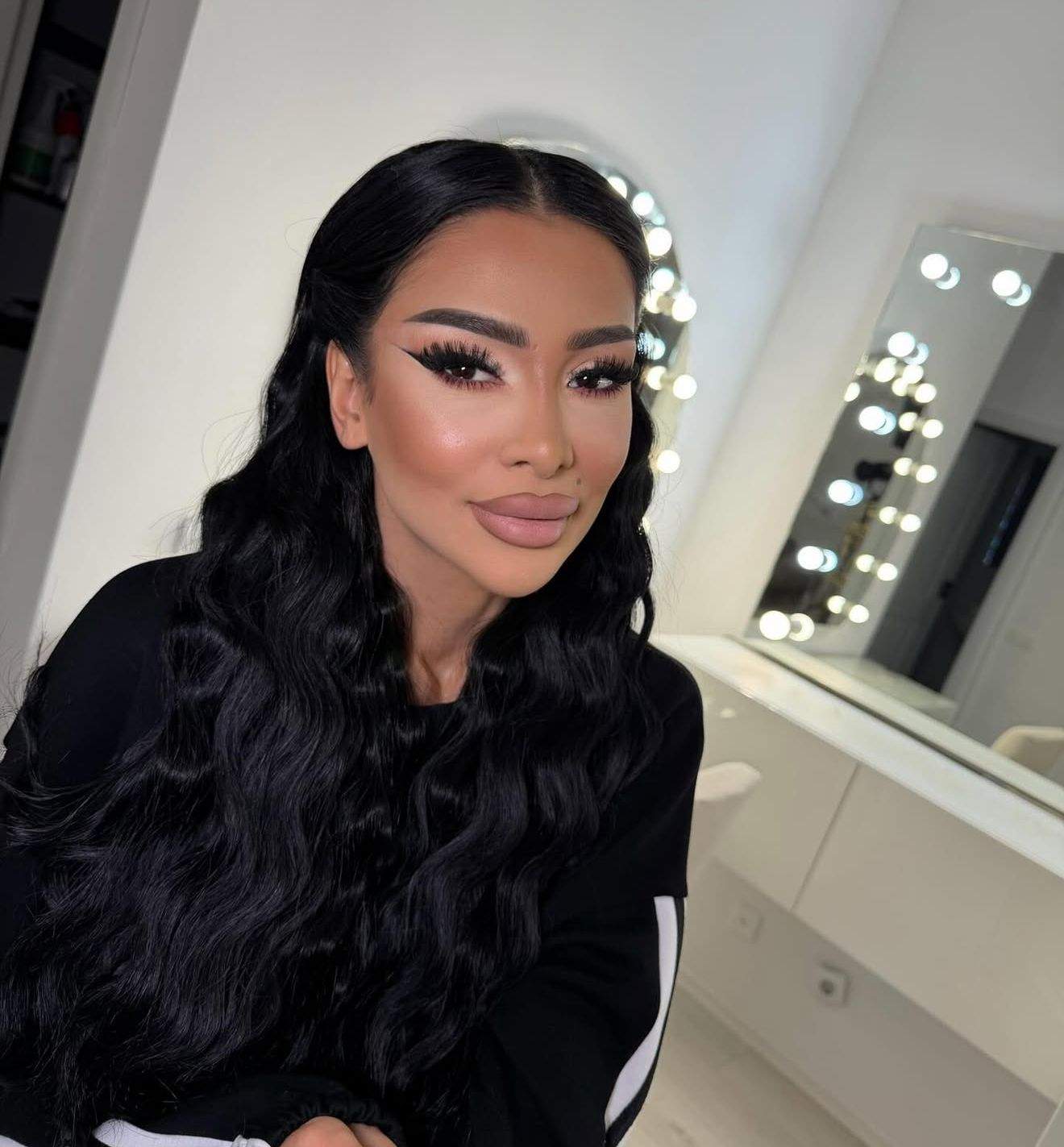 Cristina Pucean, la coafor