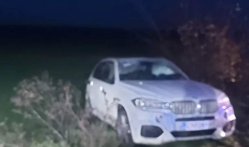 Mașina implicată în accident