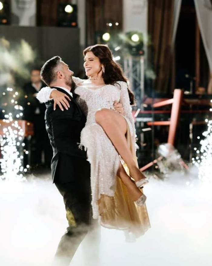 Monica Bîrlădeanu și Valeriu Gheorghiță, la nuntă