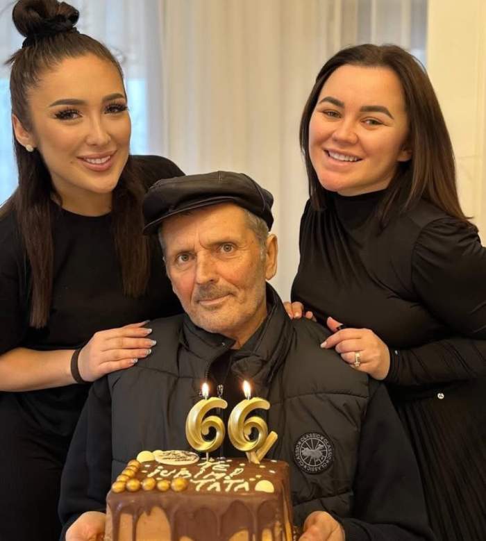 Carmen de la Sălciua, alături de sora și tatăl ei