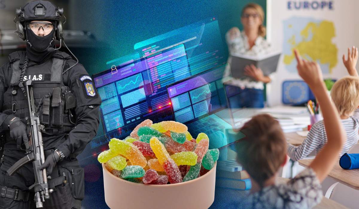 Jeleurile cu substanțe interzise fac ravagii în școlile din România | Livrează și „materie primă”, sub nasul poliției