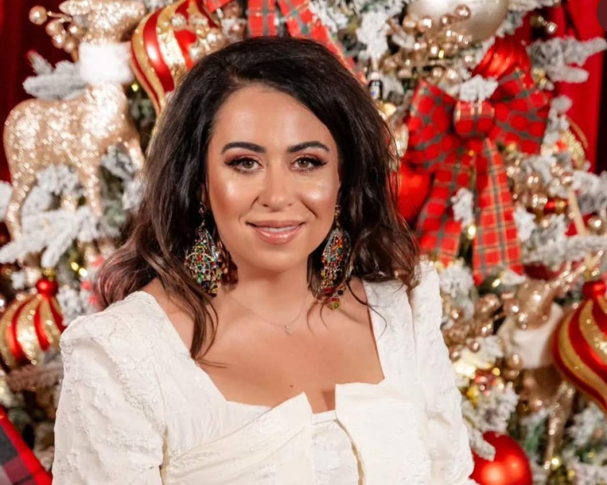 Oana Roman, într-un decor de poveste