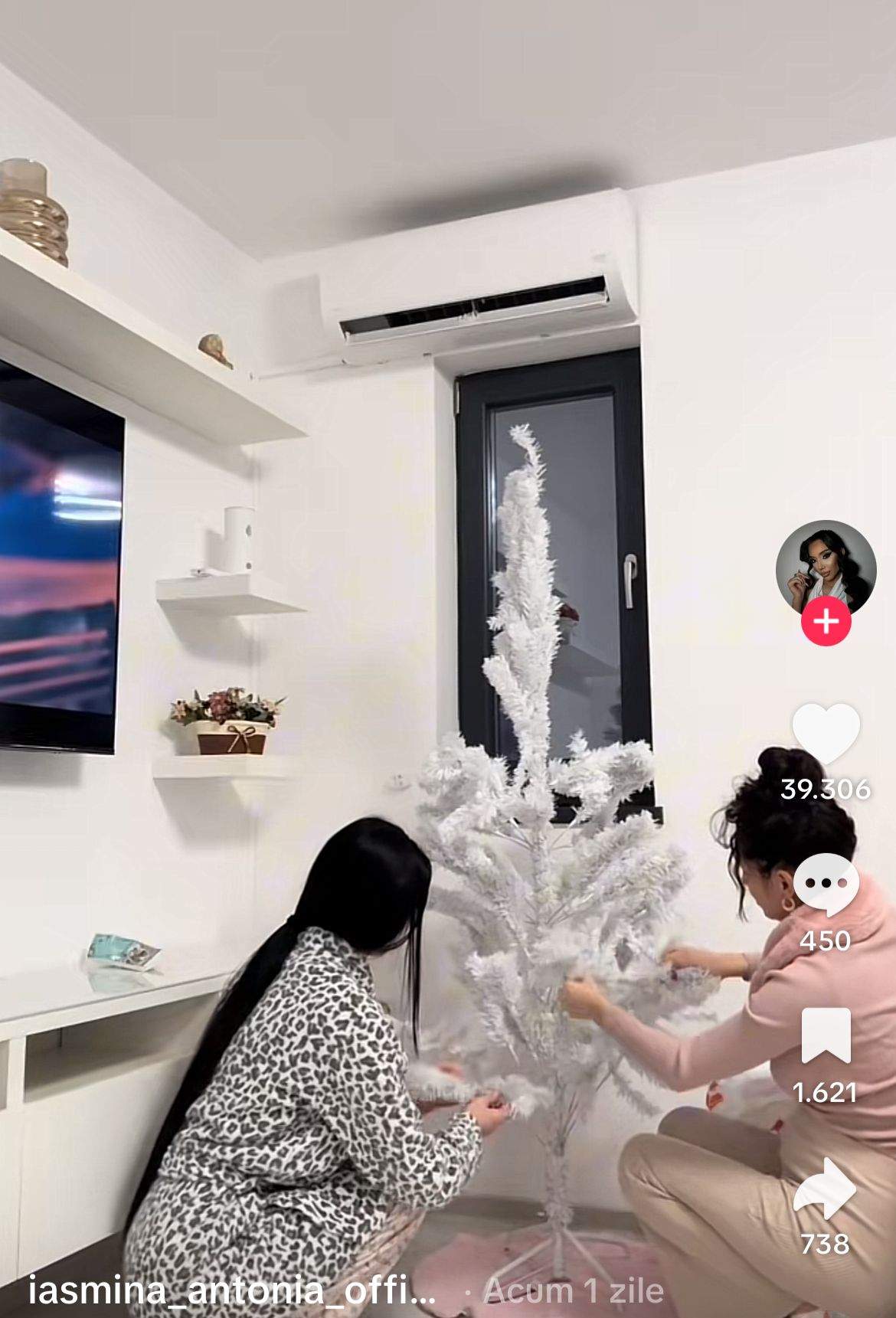 Iasmina, alături de o femeie