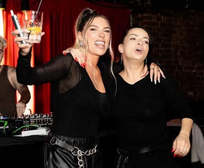 Anca Dinicu și Jo, la petrecere