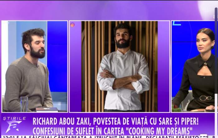 Richard Abou Zaki, la Știrile Antena Stars