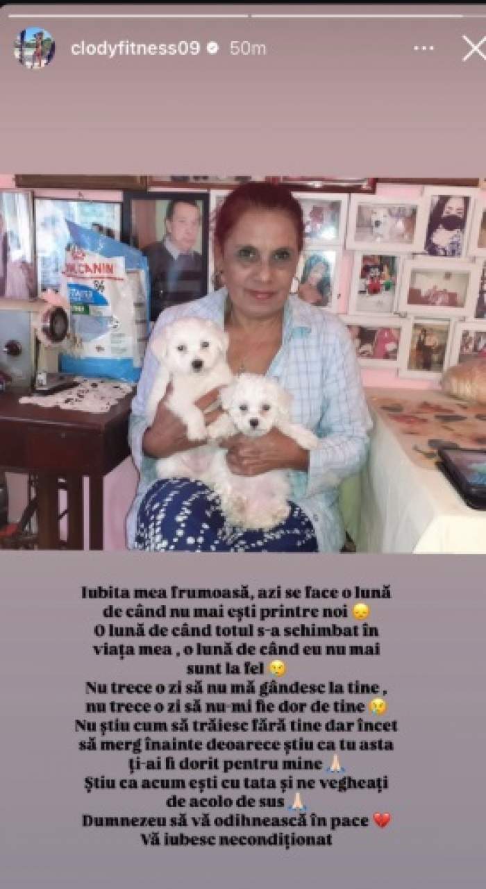 Claudia Florescu de la Insula Iubirii, mesaj dureros! Ce a transmis fosta concurentă la o lună de când mama ei a murit / FOTO