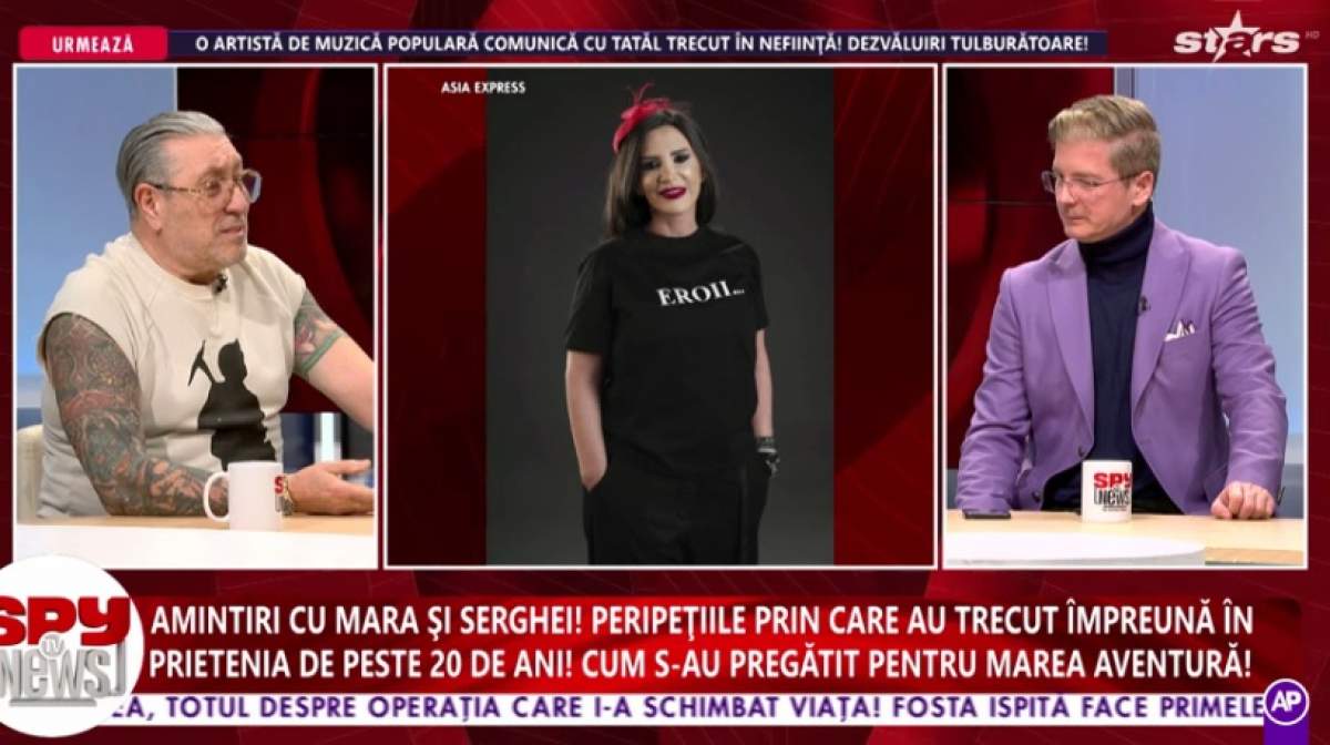 Serghei Mizil și Mara Bănică, gata de aventura „Asia Express”: „Mănânc și beau, nu donez nimănui nimic.”, confesiuni la „Spynews TV”, pe Antena Stars