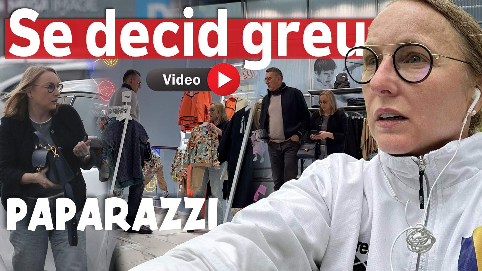 Totul se face în doi! Gabriela Szabo şi soţul, "vizită de lucru" la mall! Cum au fost filmaţi cei doi de către paparazzii Spynews.ro | PAPARAZZI