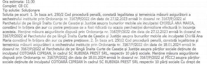 Judecătoarea acuzată că se droga cu traficanții a rămas fără bijuterii / Decizie de ultimă oră