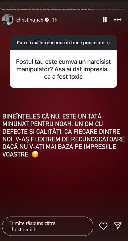 Cristina Ich, dezvăluiri despre actuala poveste de dragoste. Cât de fericită este alături de noul iubit și ce spune despre Alex Pițurcă