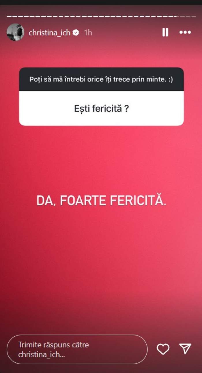 Cristina Ich, dezvăluiri despre actuala poveste de dragoste. Cât de fericită este alături de noul iubit și ce spune despre Alex Pițurcă
