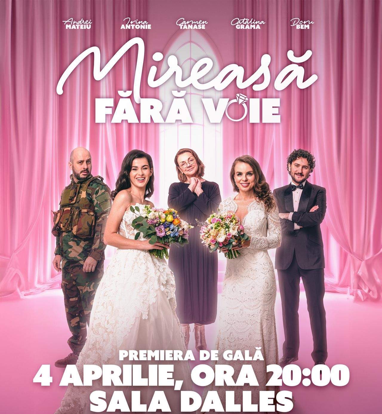 Jojo va fi „Mireasă fără voie”, în premieră, pe 4 aprilie, la Sala Dalles