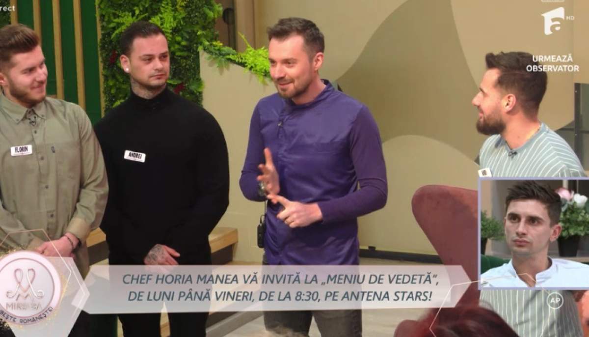 Chef Horia Manea a jurizat un concurs culinar în casa Mireasa. Ștefan și Mihaela, câștigătorii unui date romantic