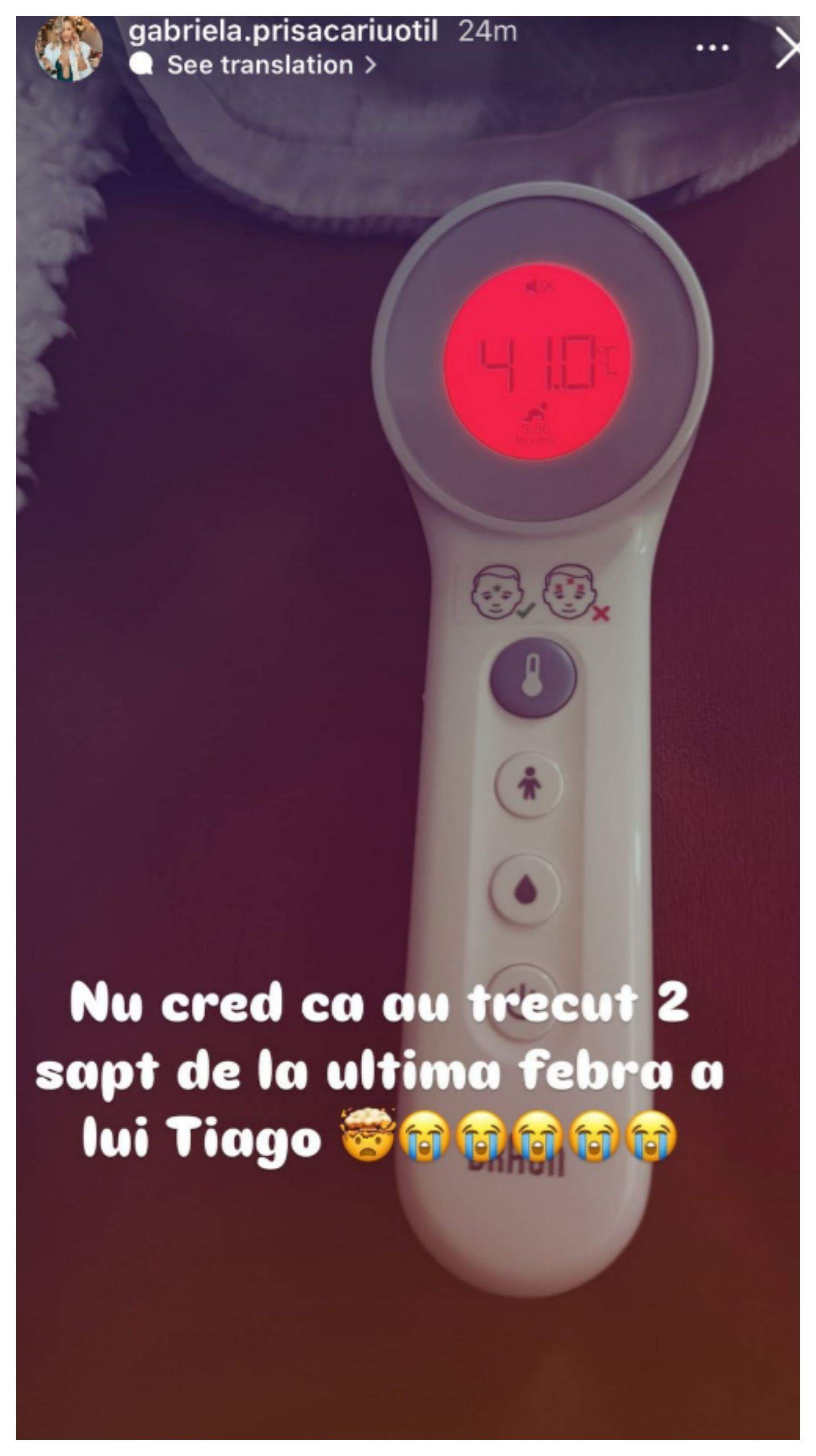 Fiul lui Dani Oțil, problemele de sănătate. Ce simptome are Tiago: „Nu cred că au trecut două săptămâni”