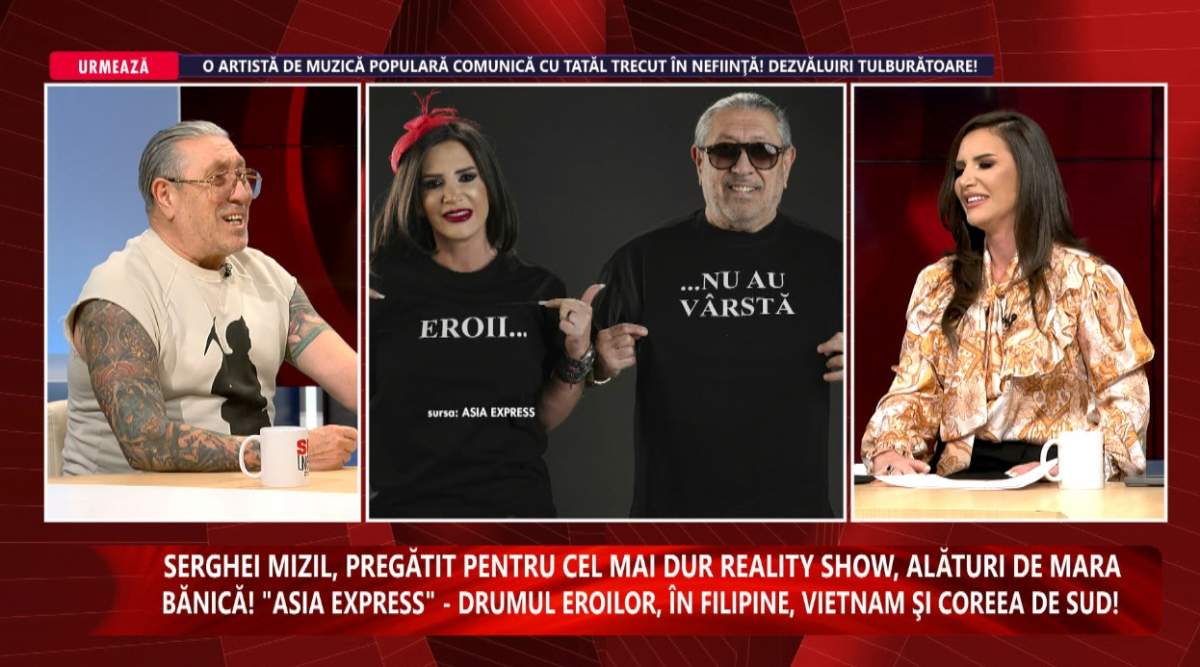 Mara Bănică şi Serghei Mizil, emoţii pentru plecarea în Asia. Confesiuni la “SpynewsTV”, pe Antena Stars