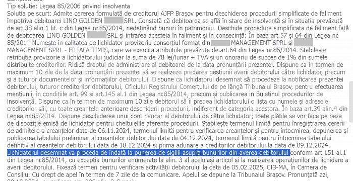 Lino Golden, în faliment! Bunurile au fost sigilate, iar artistul este acuzat de tranzacții suspecte