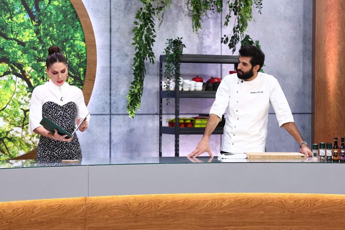 Chef Richard a câștigat amuleta ieri seară, la Chefi la cuțite. irina fodor si chef richard