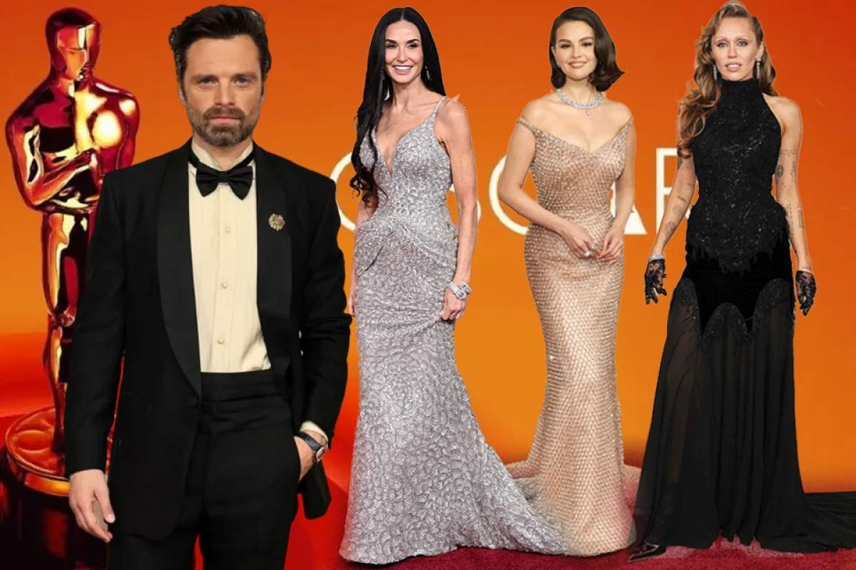 Cum s-au îmbrăcat starurile pe covorul roșu, la Premiile Oscar 2025. Demi Moore, Miley Cyrus și Selena Gomez sunt doar câteva dintre vedetele care au făcut senzație / FOTO