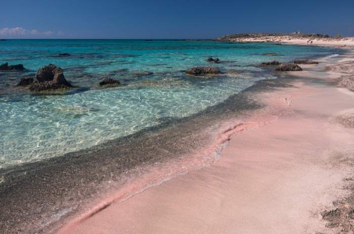 Elafonissi Lagoon, Crete Island, Greece