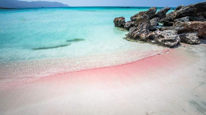 Elafonissi Lagoon, Crete Island, Greece