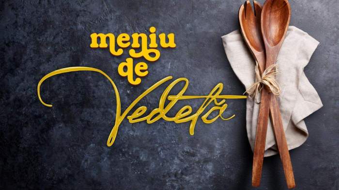 meniu de vedeta
